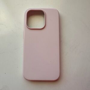Pink iPhone 14 Pro Silicone Case